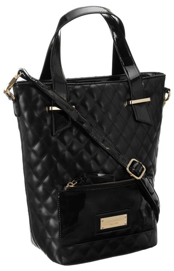 Torebka pikowana shopper bag Monnari czarna 5980