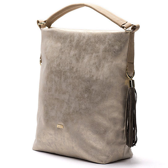 Torba damska shopper bag FELICE gold